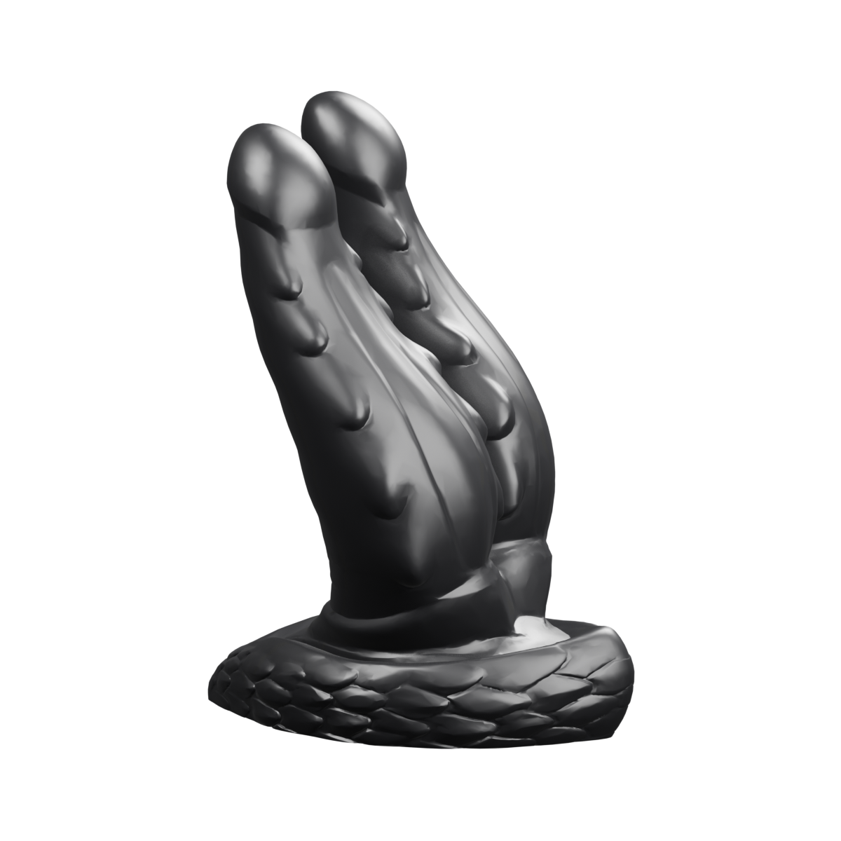 Wyrm Hemis · negro sólido. Render del modelo.