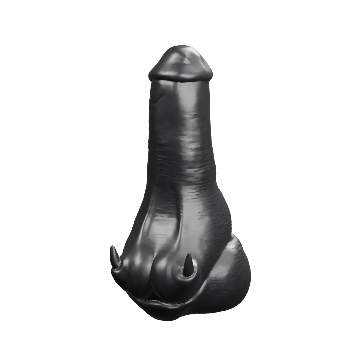 Ira de Gorgash · negro sólido. Render del modelo.