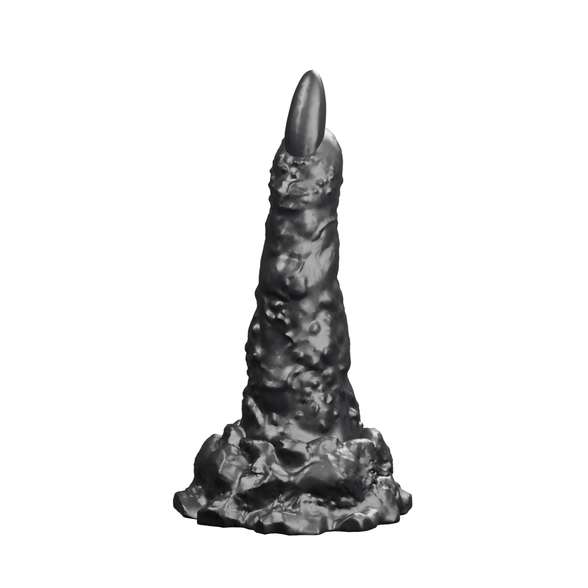 MORVA · negro sólido. Render del modelo.