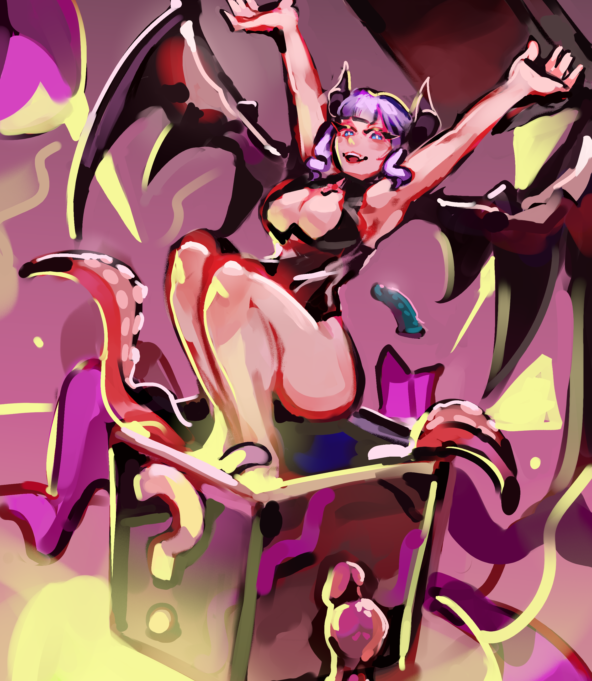 ClimaxLab Mystery Box. Contains a random fantasy silicone dildo, prototype, or exclusive color pour. Surprise loot crate for RPG lovers.