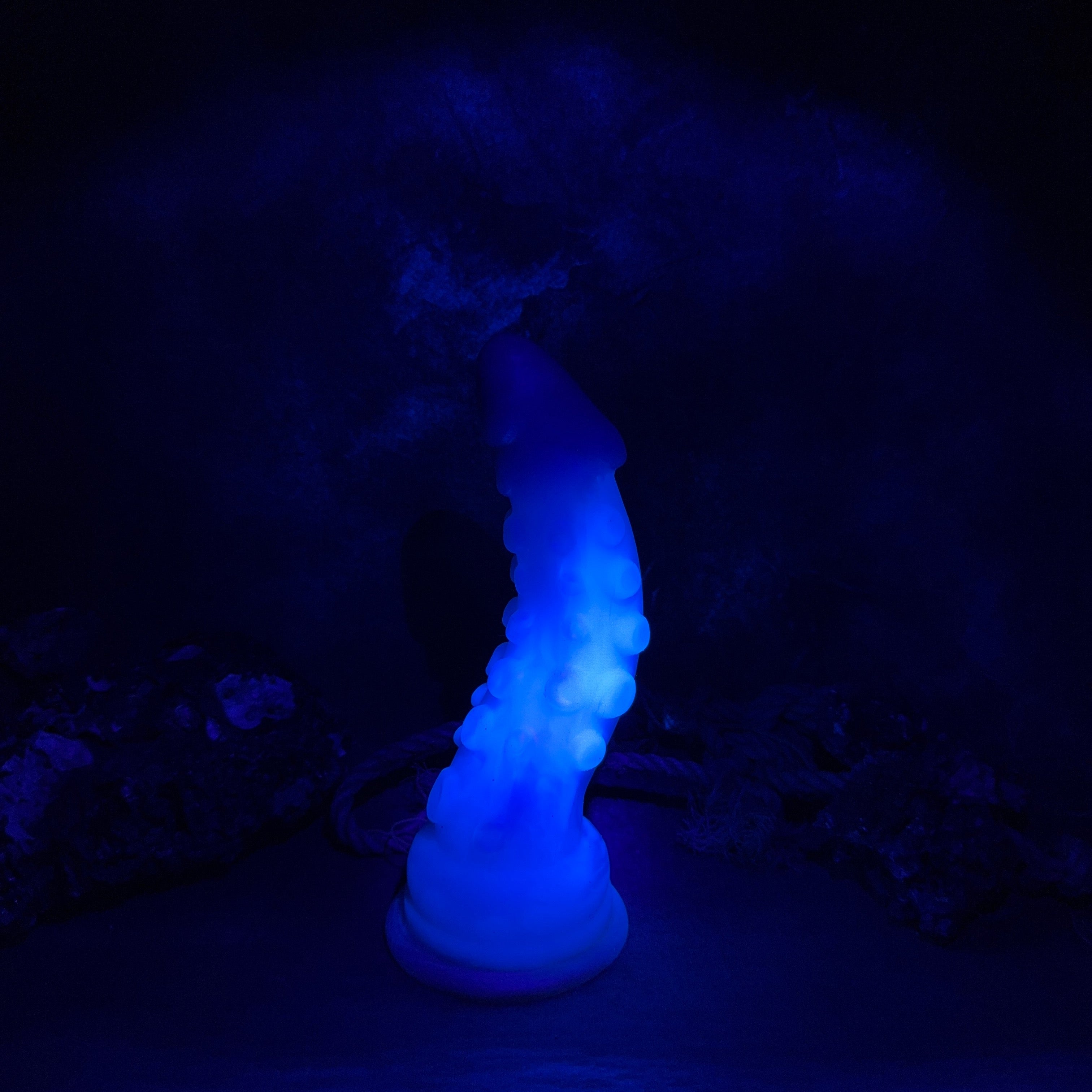 Tentacle Dildo with Suction Cups and Organic Texture. Sea Monster Silicone Toy. Custom Fantasy by ClimaxLab.