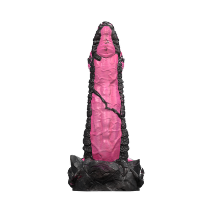 Madre de Dragones · vista frontal · negro y rosa · render del modelo detallado, sin fondo. Colores de ejemplo para personalización.