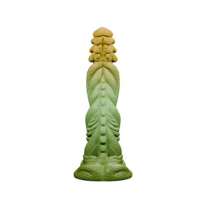 Naga · vista frontal · modelo con los colores de ejemplo, sin fondo.