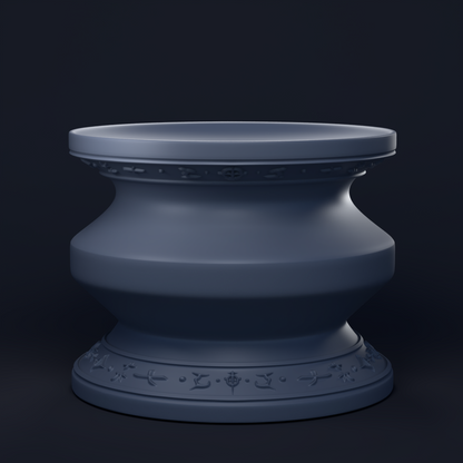 Double sided suction cup for silicone dildos. Heavy duty mounting base for hands-free play on flat surfaces. Universal toy compatibility.