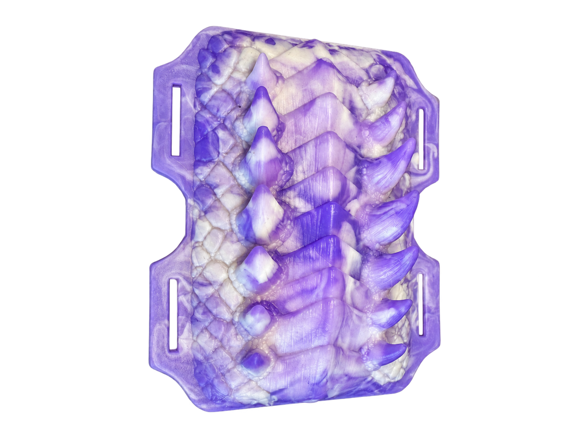 Emperatriz Dragona en morado UV y blanco, tamaño pequeño, firmeza 00-50, vista superior