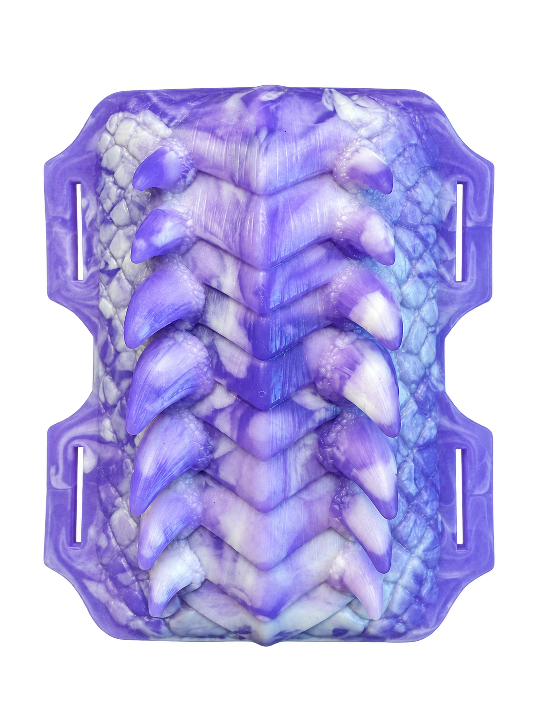 Emperatriz Dragona en morado UV y blanco, tamaño pequeño, firmeza 00-50, vista frontal