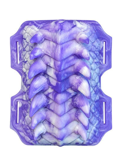 Emperatriz Dragona en morado UV y blanco, tamaño pequeño, firmeza 00-50, vista frontal