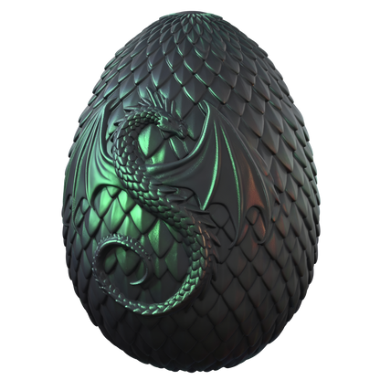 Huevo kegel Drakar de silicona platino, escamas y dragón en relieve · ClimaxLab · talla M (7,0×4,8 cm)