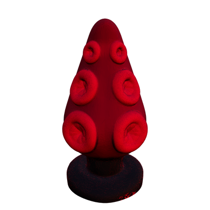 Gilboa fantasy tentacle butt plug — interactive 3D model in textured platinum silicone, made in Spain by ClimaxLab.