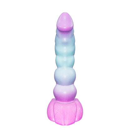 Splurt fantasy kobold dildo — interactive 3D model in textured platinum silicone, made in Spain by ClimaxLab.